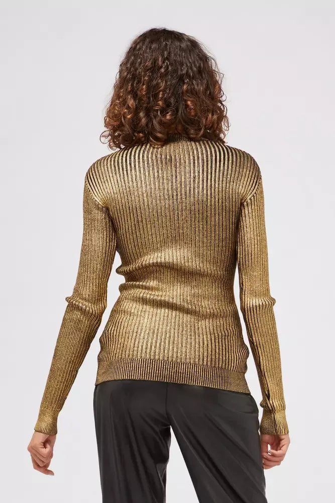 Custo Barcelona Gold Wool Women Sweater - Zeiniez
