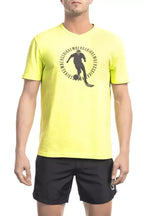 Bikkembergs Yellow Cotton Men T-Shirt - Zeiniez