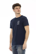 Bikkembergs Blue Cotton Men T-Shirt - Zeiniez