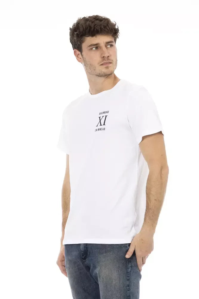 Bikkembergs White Cotton T-Shirt - Zeiniez