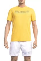 Bikkembergs Yellow Cotton Men T-Shirt - Zeiniez