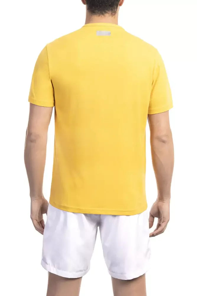 Bikkembergs Yellow Cotton Men T-Shirt - Zeiniez