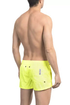 Bikkembergs Yellow Polyamide Men Swim Short - Zeiniez