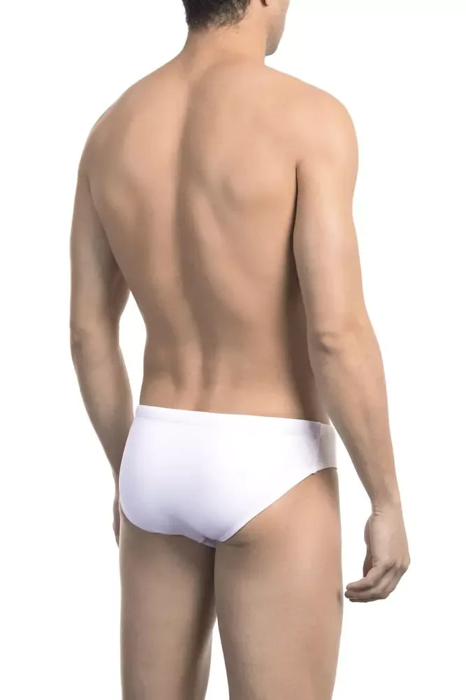 Bikkembergs White Polyamide Men Swimwear - Zeiniez