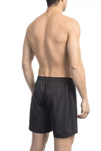 Bikkembergs Black Polyester Men Swim Short - Zeiniez