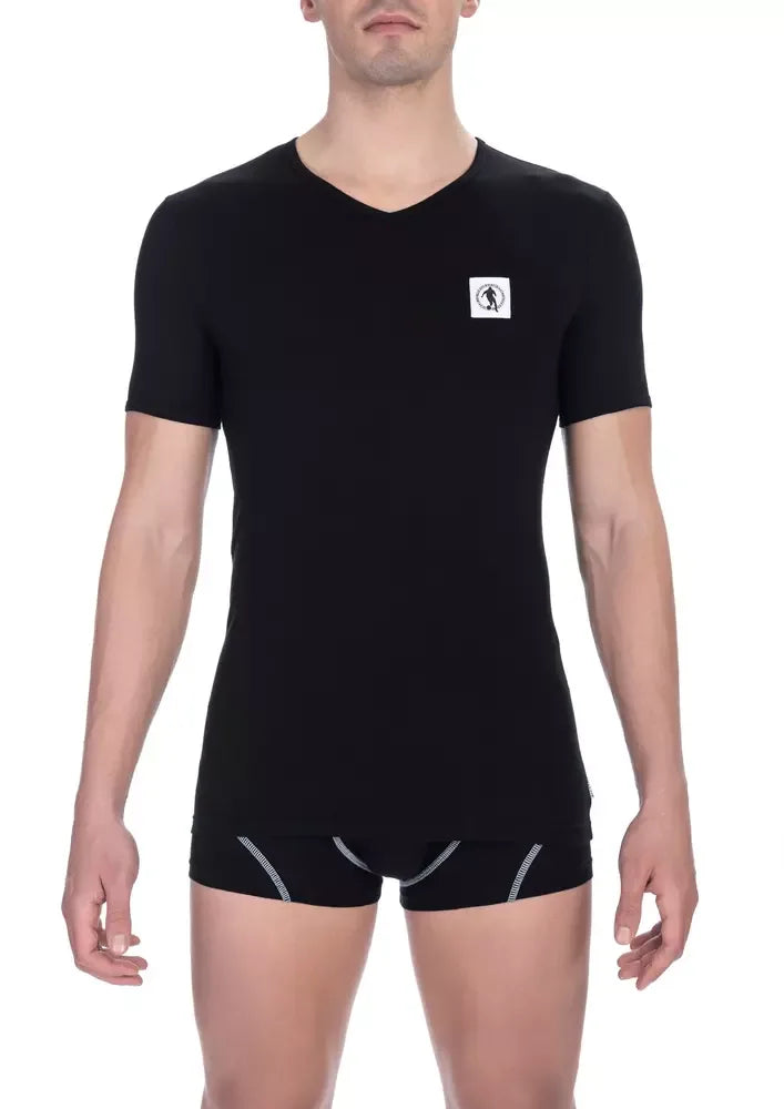Bikkembergs Black Cotton Men's T-Shirt - Zeiniez