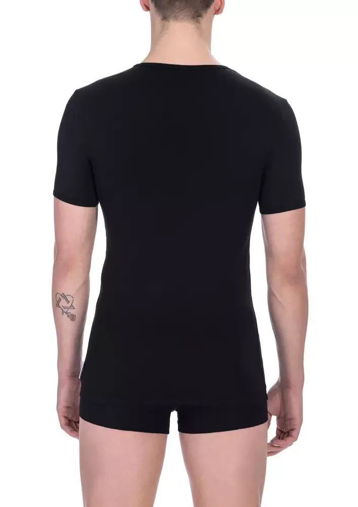 Bikkembergs Black Cotton Men's T-Shirt - Zeiniez