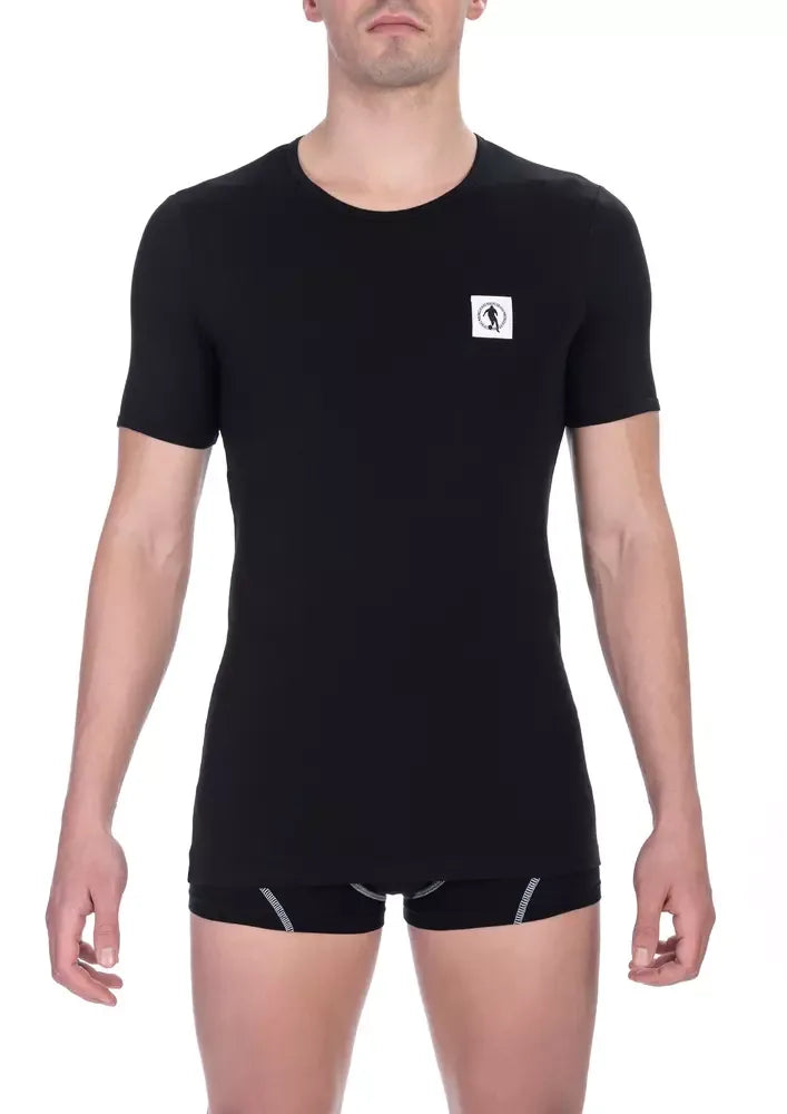 Bikkembergs Black Cotton Men T-Shirt Twin Pack - Zeiniez