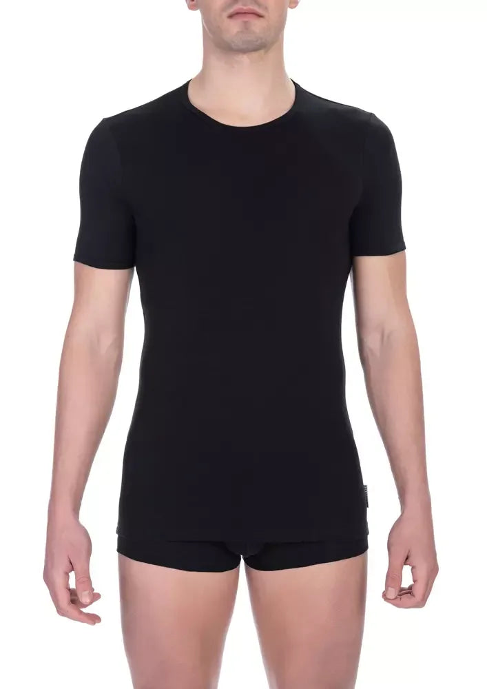 Bikkembergs Black Cotton Men's T-Shirt - Zeiniez