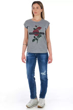 Frankie Morello Blue Cotton Women Jeans - Zeiniez