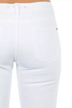 Frankie Morello White Cotton Women Jeans - Zeiniez