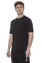 Tond Black Cotton Men T-Shirt - Zeiniez