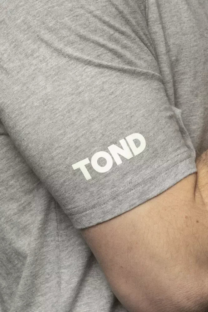 Tond Gray Cotton Men T-Shirt - Zeiniez