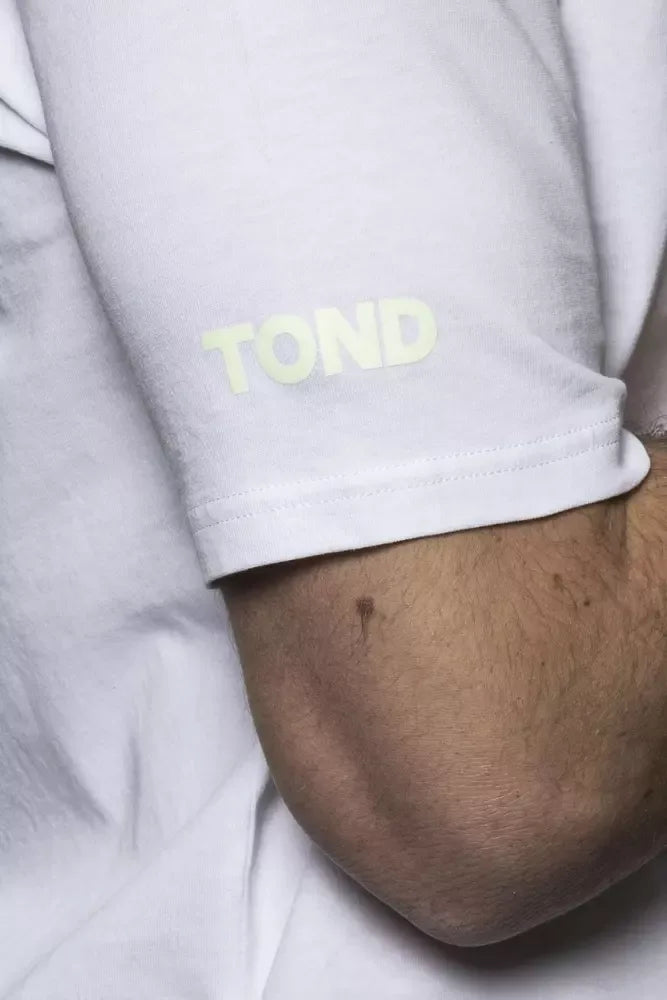 Tond White Cotton Men T-Shirt - Zeiniez