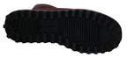 Dolce & Gabbana Bordeaux Nylon Boots Padded Mid Shoes - Zeiniez