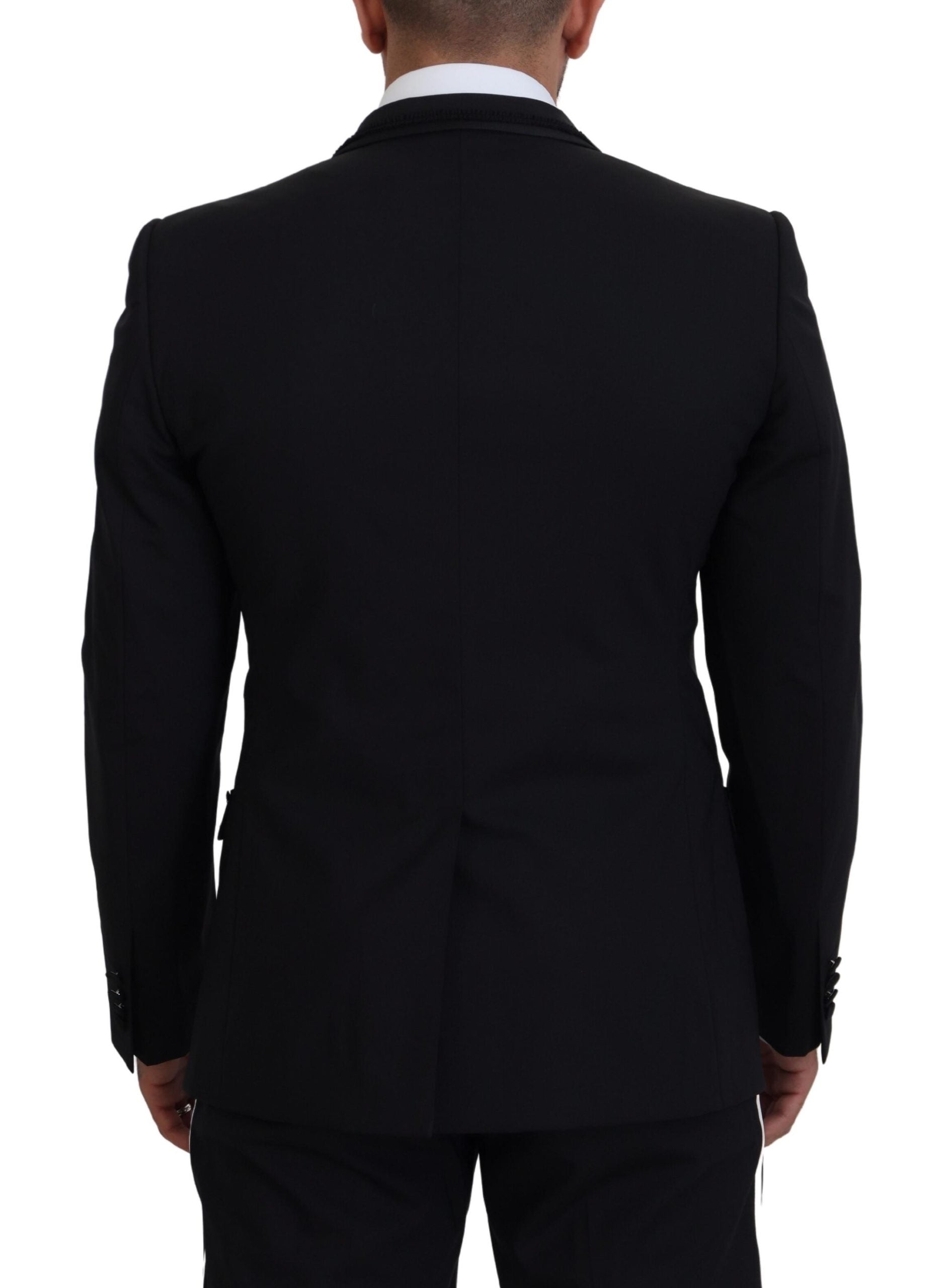 Dolce & Gabbana Black MARTINI Slim Fit Jacket Blazer - Zeiniez