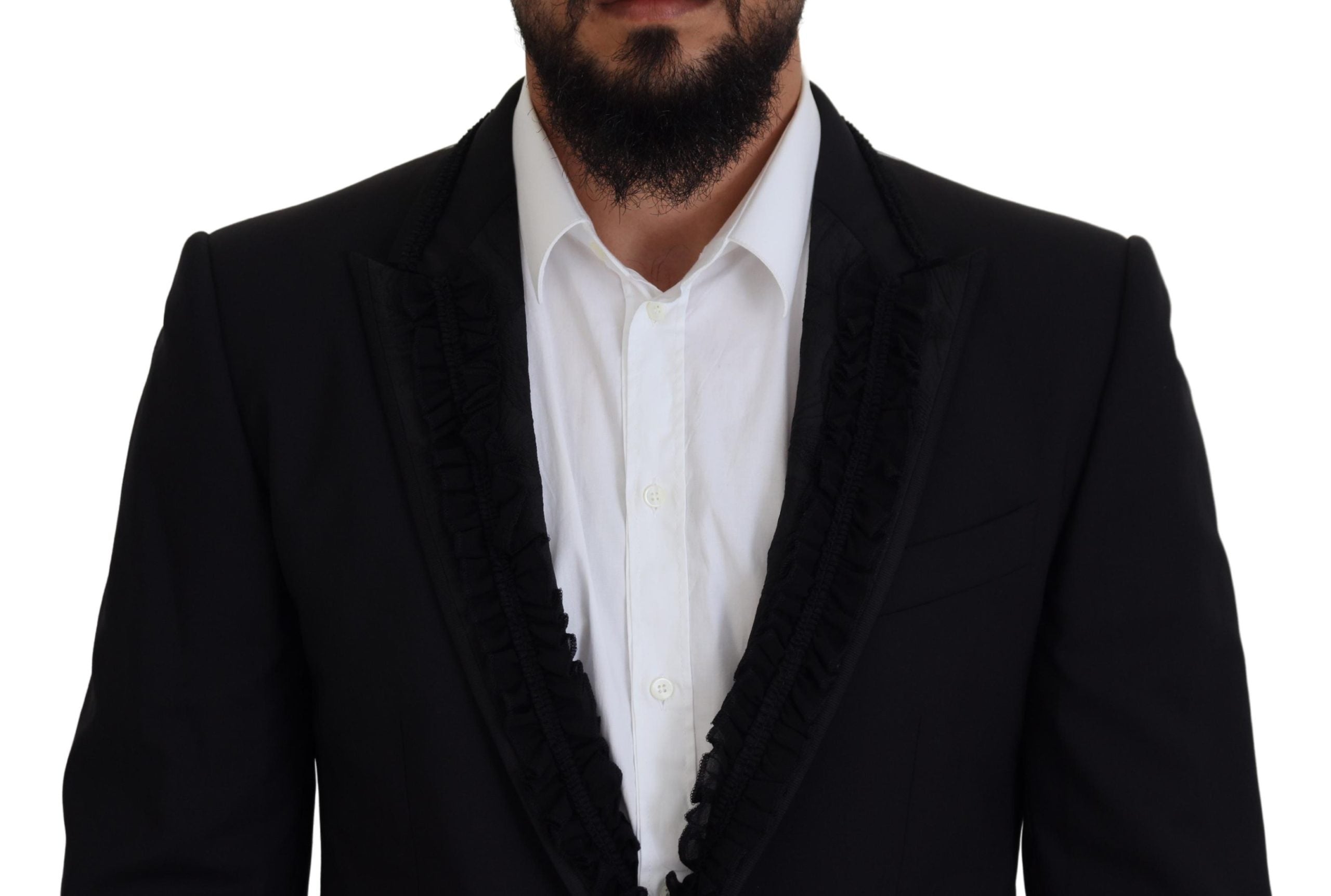 Dolce & Gabbana Black MARTINI Slim Fit Jacket Blazer - Zeiniez