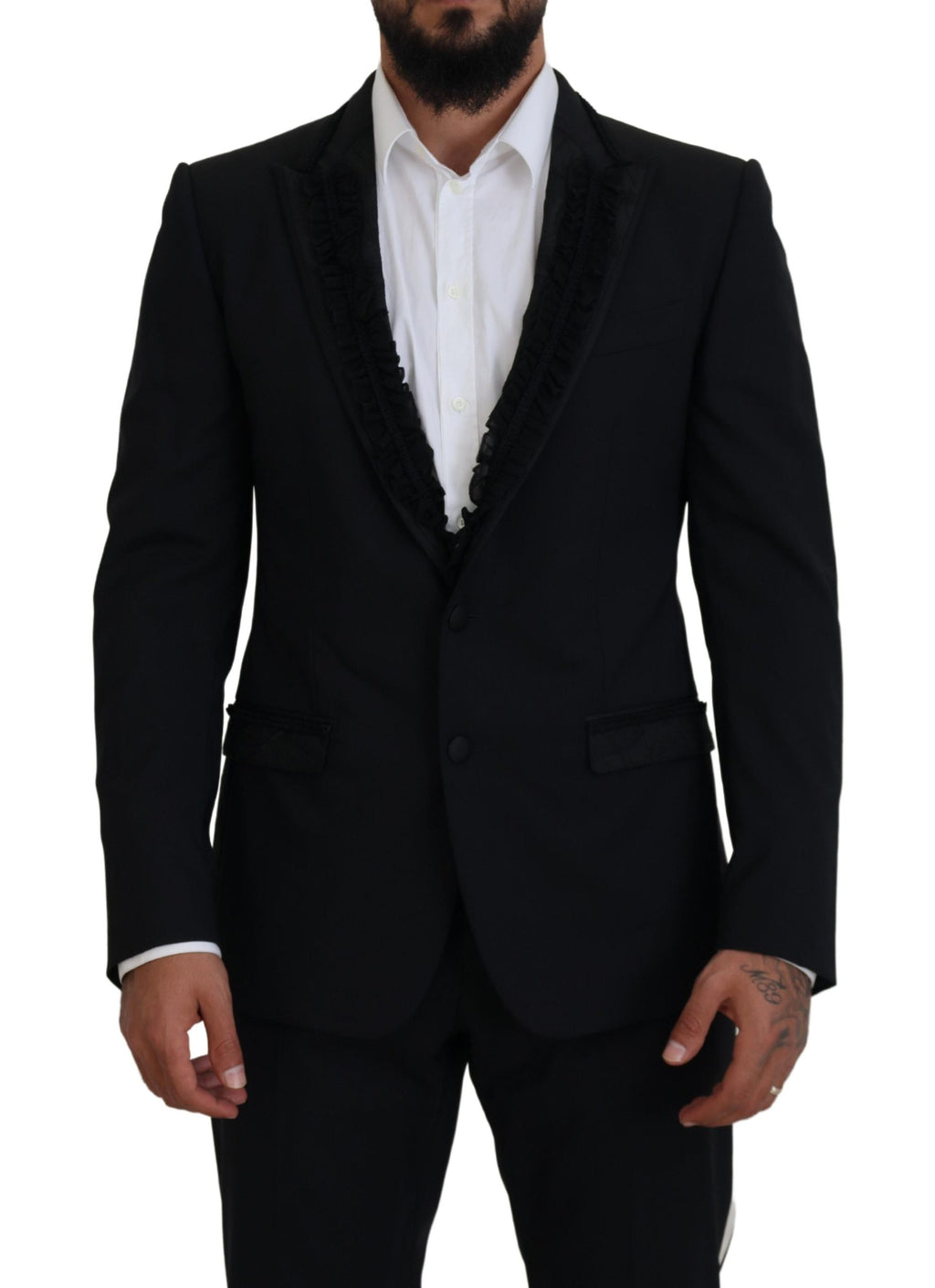 Dolce & Gabbana Black MARTINI Slim Fit Jacket Blazer - Zeiniez