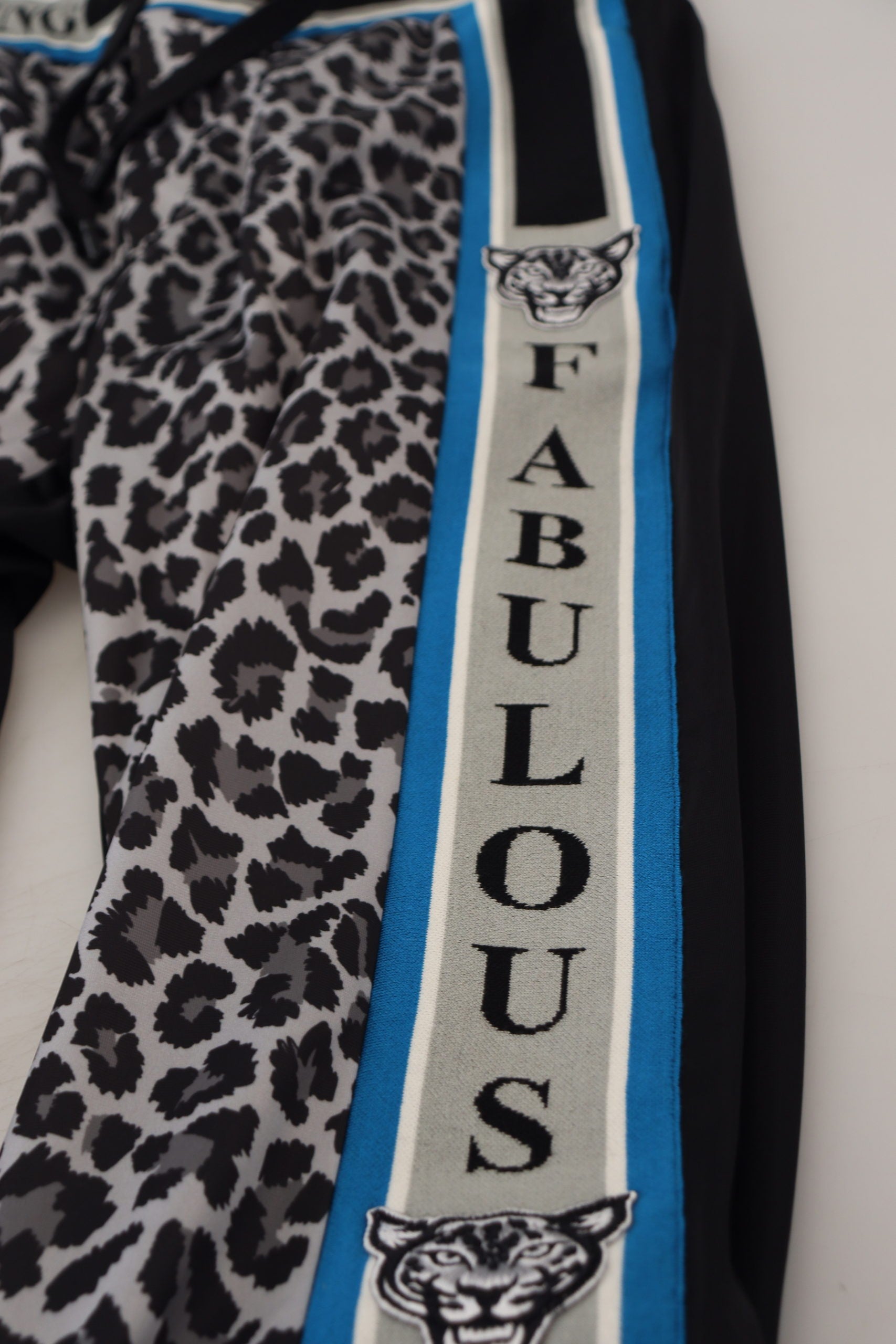 Dolce & Gabbana Multicolor DG King Leopard Print Jogger Pants - Zeiniez