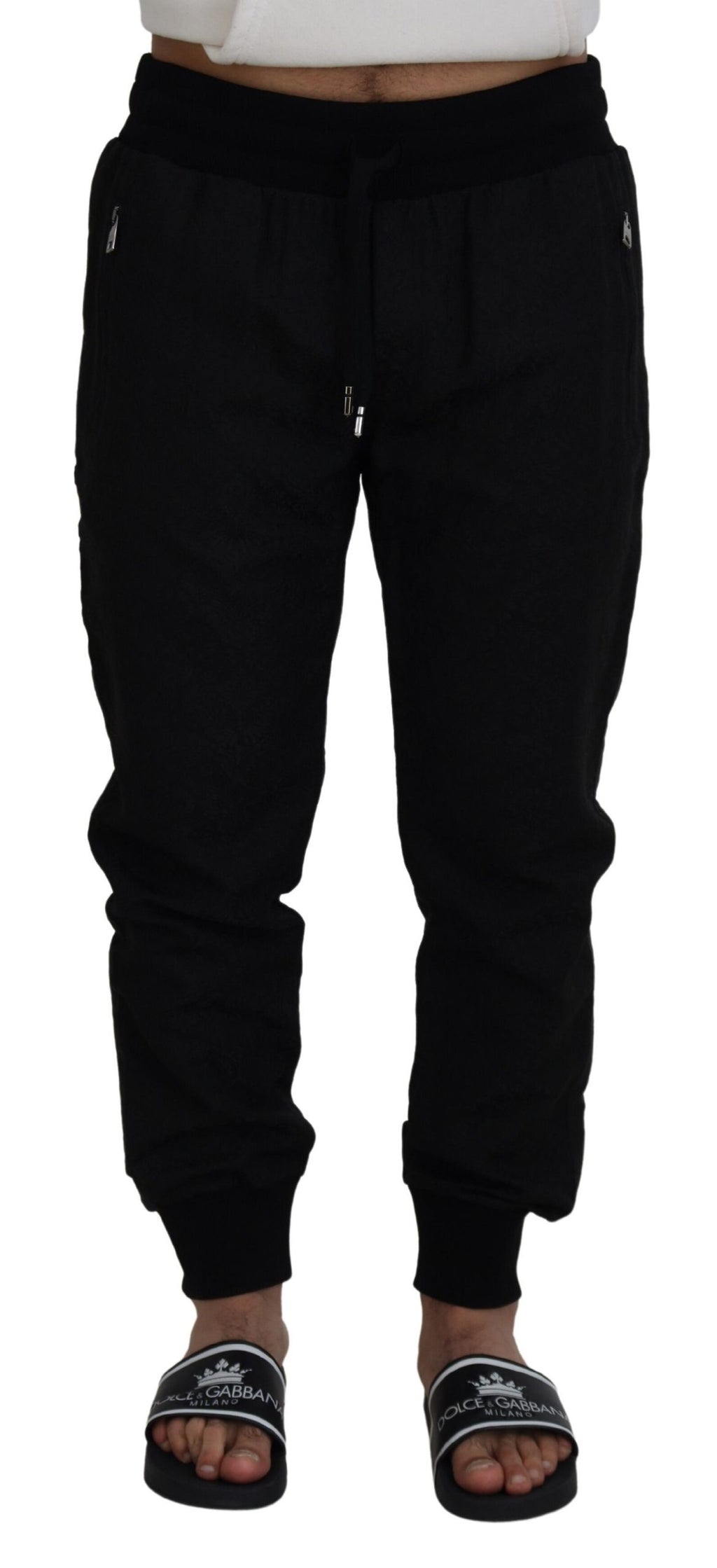 Dolce & Gabbana Black Men Casual Jogger Pants - Zeiniez