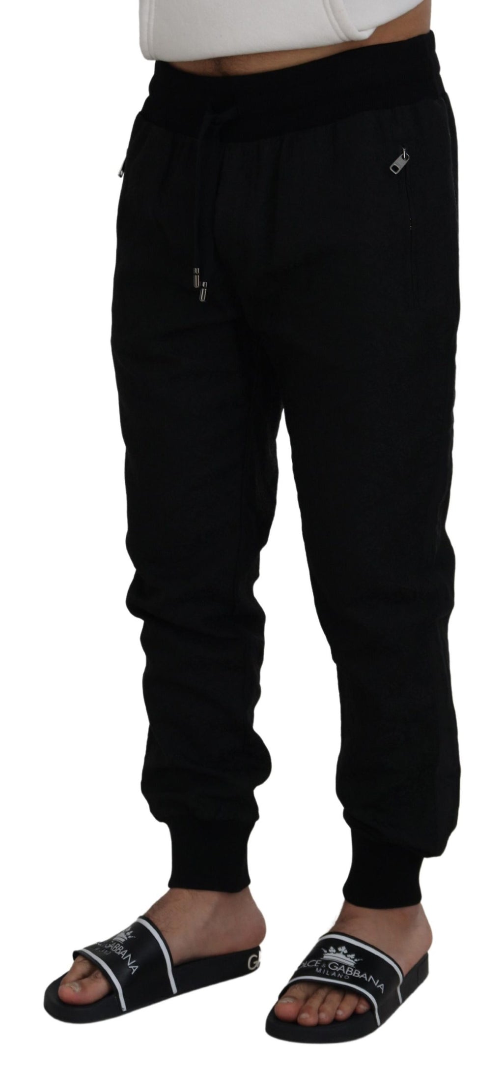 Dolce & Gabbana Black Men Casual Jogger Pants - Zeiniez