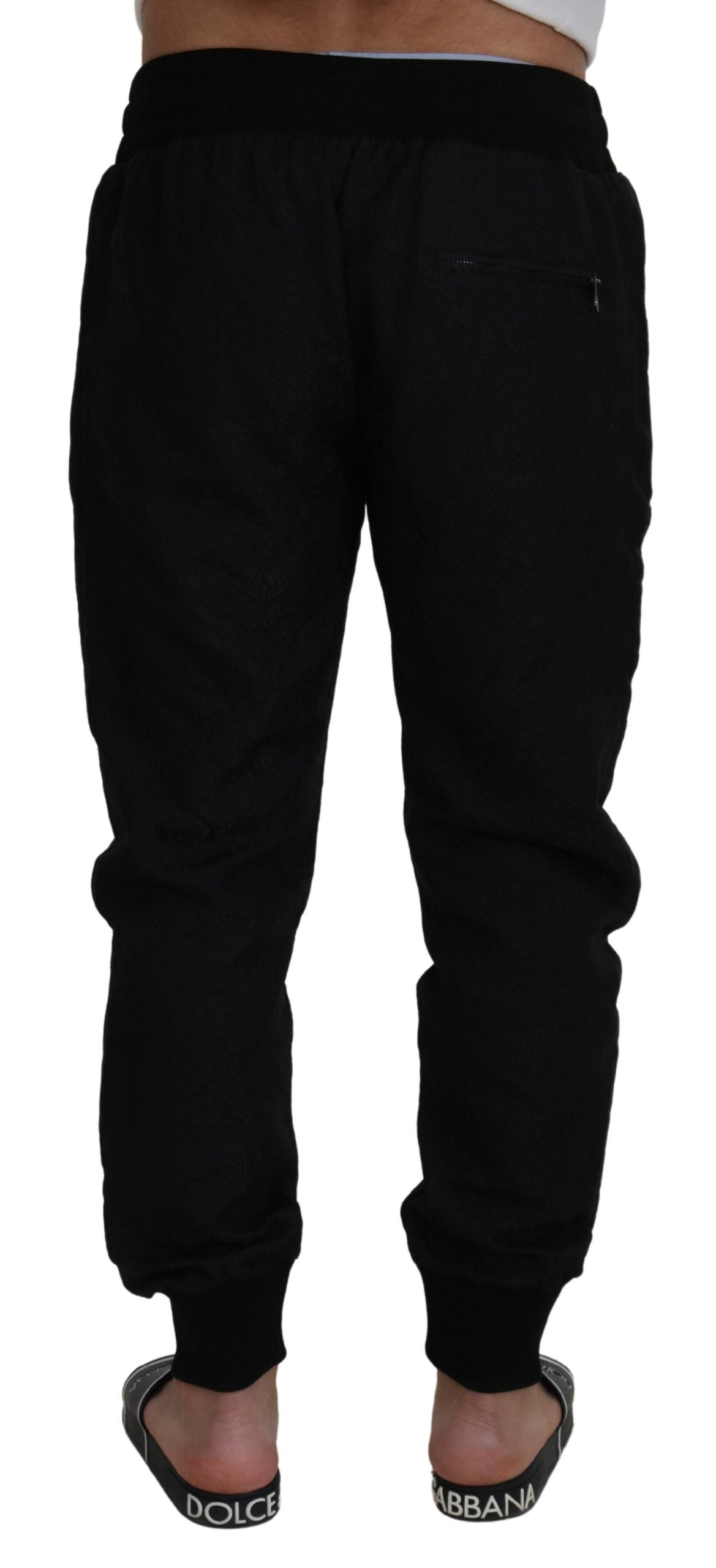 Dolce & Gabbana Black Men Casual Jogger Pants - Zeiniez