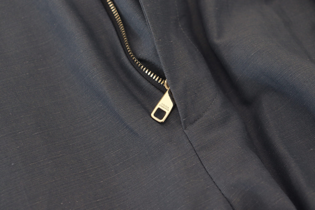 Dolce & Gabbana Blue Linen Chino Men Formal Pants - Zeiniez