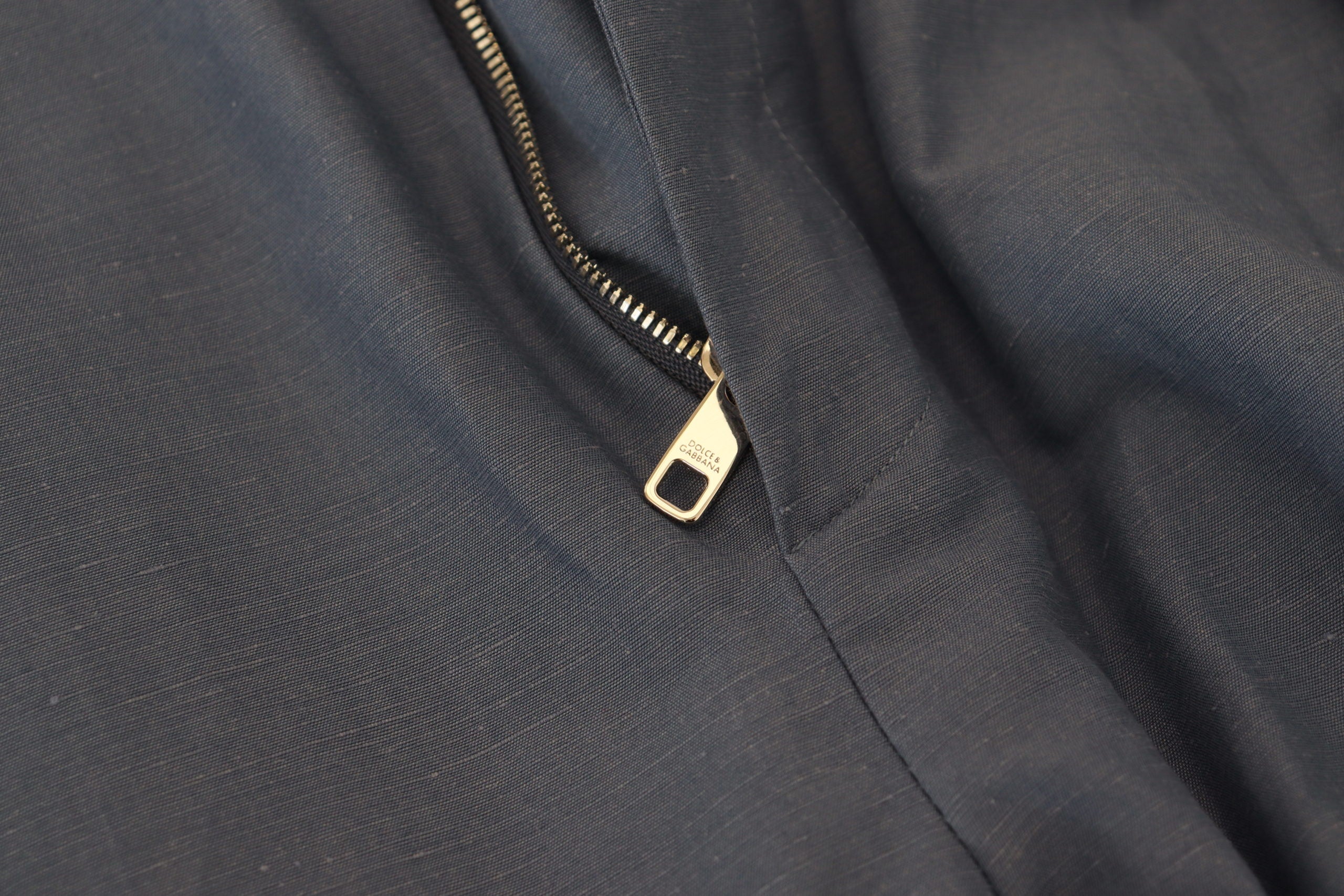 Dolce & Gabbana Blue Linen Chino Men Formal Pants - Zeiniez