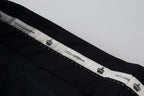 Dolce & Gabbana Black Wool Slim Formal Pants - Zeiniez