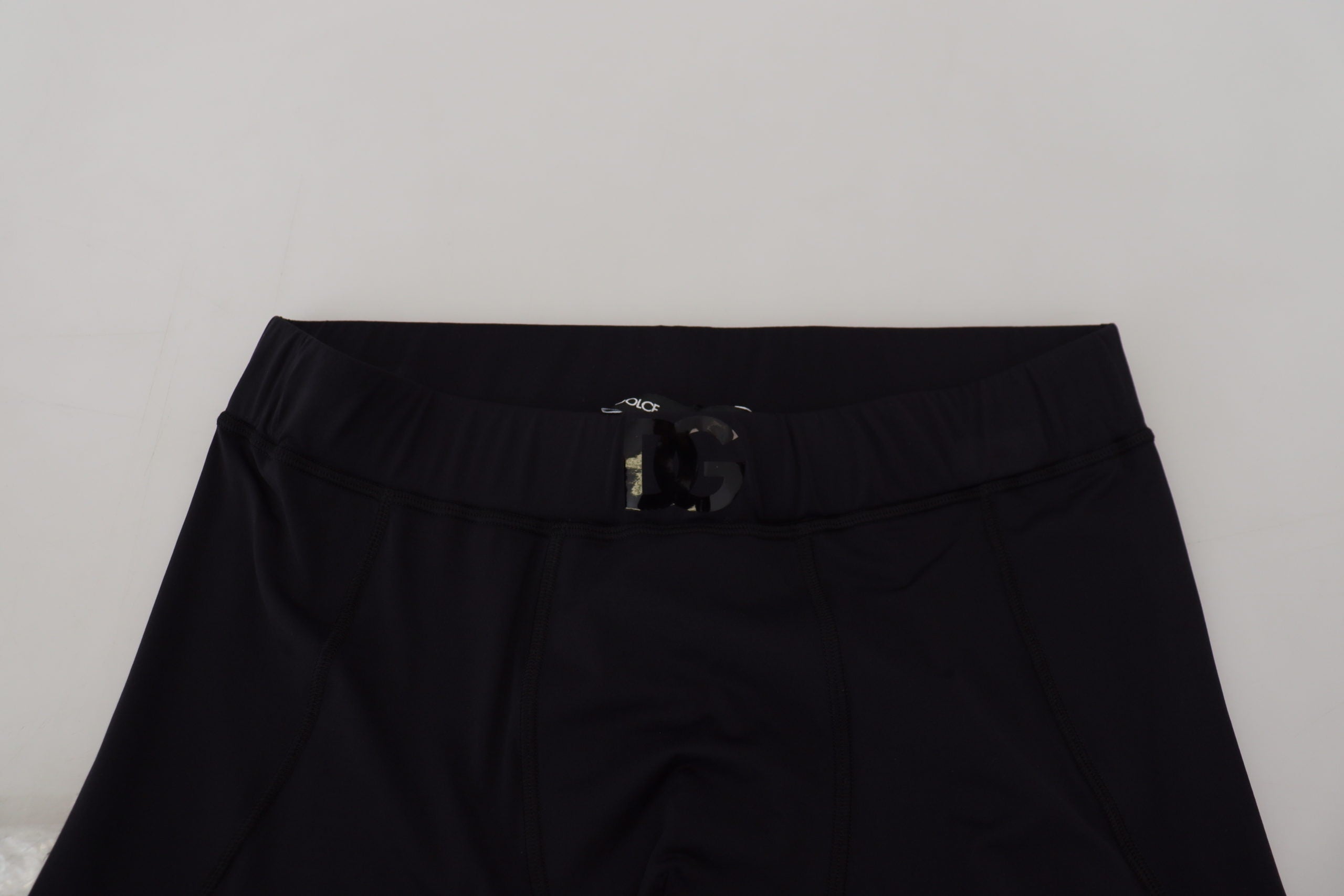 Dolce & Gabbana Black Nylon Slim Fit Stretch Pants - Zeiniez