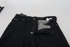 Dolce & Gabbana Black Washed Cotton Men Casual Denim Jeans - Zeiniez