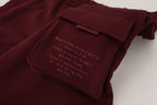 Dolce & Gabbana Maroon Bermuda Cargo Men Shorts - Zeiniez