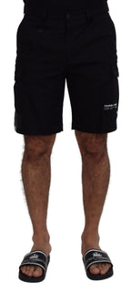 Dolce & Gabbana Black Bermuda Cargo Casual Shorts - Zeiniez