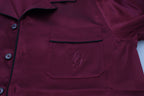 Dolce & Gabbana Red Silk Lounge Top Pajama Sleepwear Shirt - Zeiniez