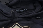 Dolce & Gabbana Gray Logo Cotton Hooded Sweatshirt Sweater - Zeiniez