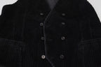 Dolce & Gabbana Black Cotton Double Breasted Waistcoat Vest - Zeiniez