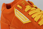 Dolce & Gabbana Orange Leather P.j. Tucker Sneakers Shoes - Zeiniez