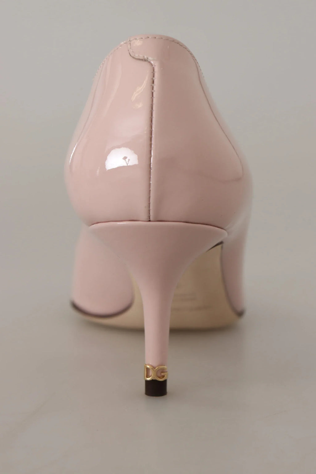 Dolce & Gabbana Pink Patent Leather Kitten Heels Pumps Shoes - Zeiniez