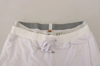 John Galliano White Cotton Logo Mens Jogger Pants - Zeiniez
