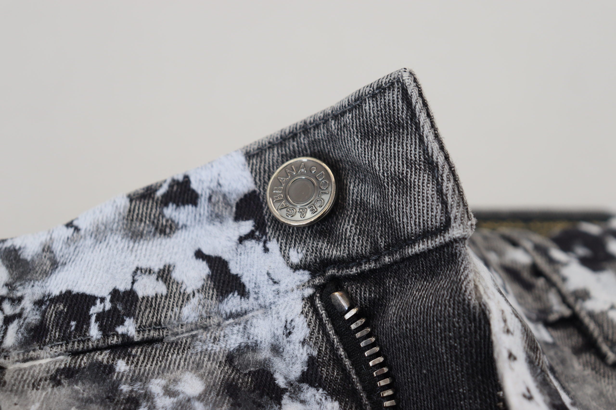 Dolce & Gabbana Multicolor Cotton Tie Dye Skinny Denim Jeans - Zeiniez