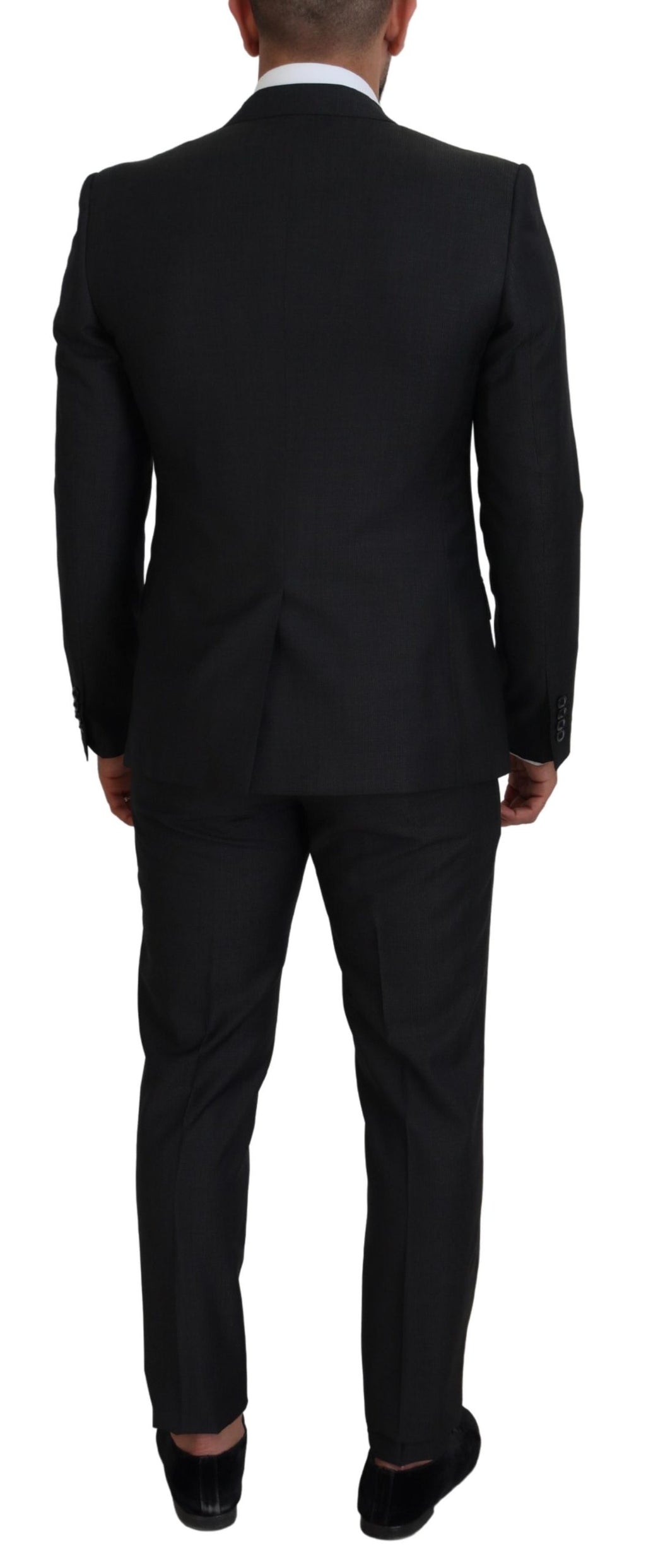 Dolce & Gabbana Gray MARTINI 3 Piece Slim Fit Suit - Zeiniez