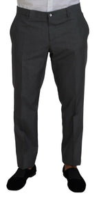 Dolce & Gabbana Gray MARTINI 3 Piece Slim Fit Suit - Zeiniez