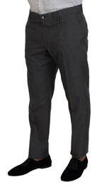Dolce & Gabbana Gray MARTINI 3 Piece Slim Fit Suit - Zeiniez