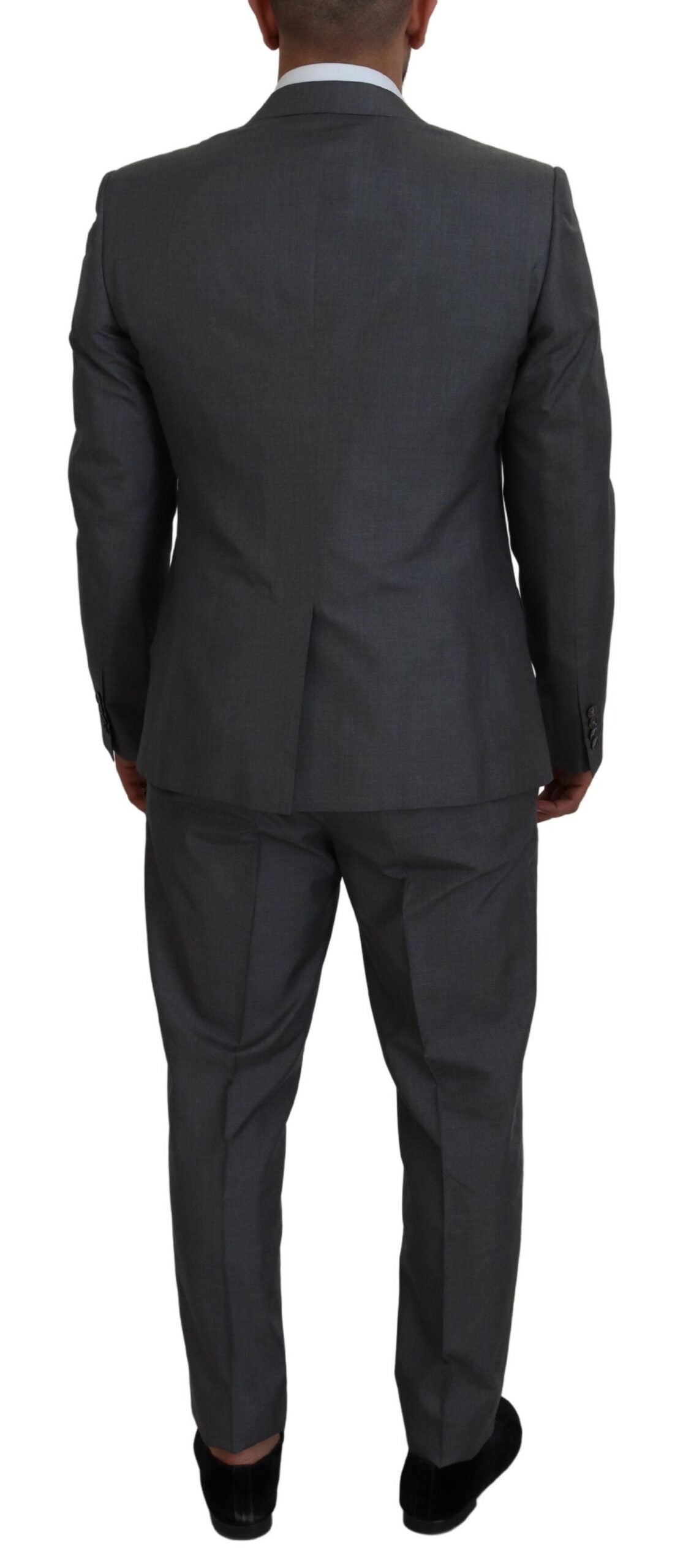 Dolce & Gabbana Gray MARTINI 3 Piece Slim Fit Suit - Zeiniez