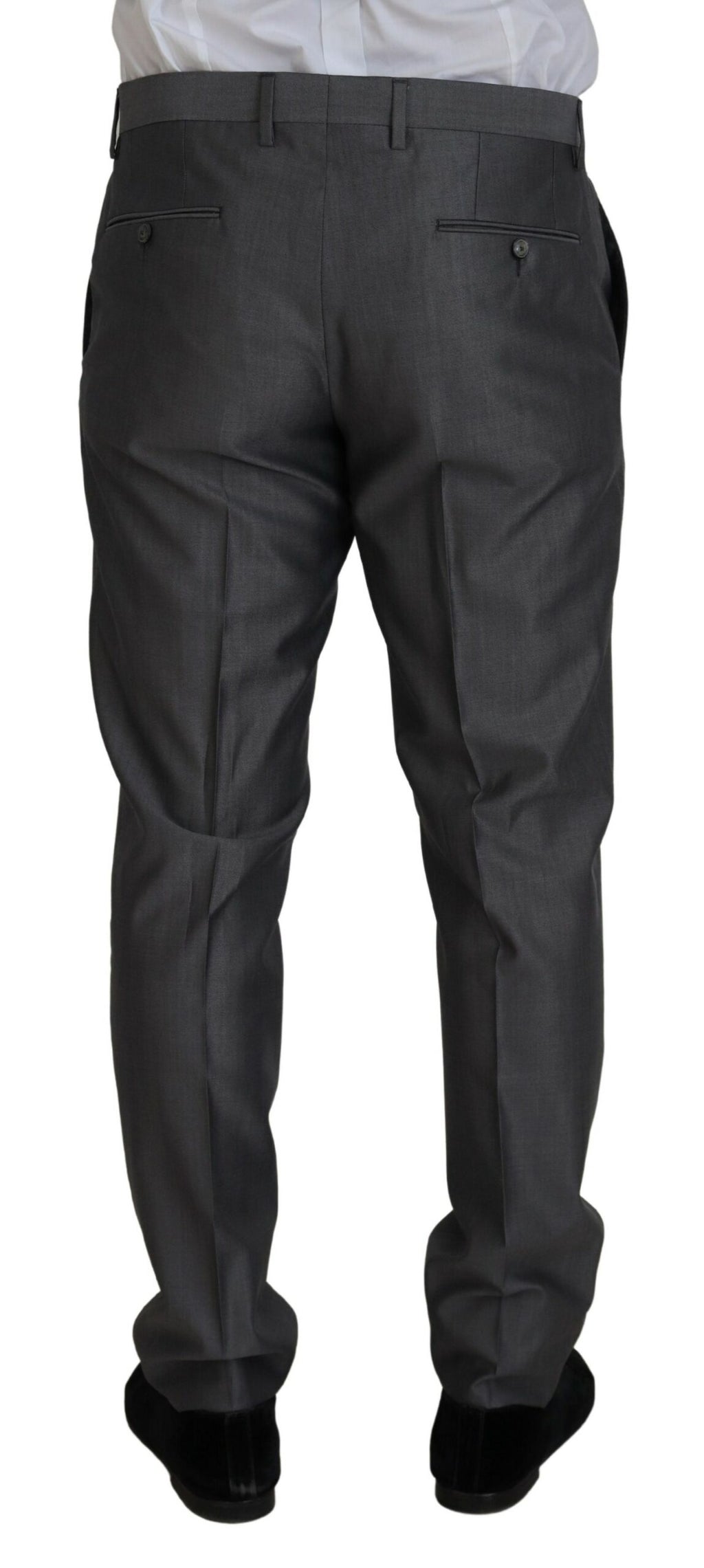 Dolce & Gabbana Gray SICILIA 3 Piece Slim Fit Suit - Zeiniez