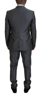Dolce & Gabbana Gray SICILIA 3 Piece Slim Fit Suit - Zeiniez