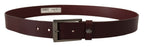 Dolce & Gabbana Brown Leather Silver Metal Crown Buckle Belt - Zeiniez