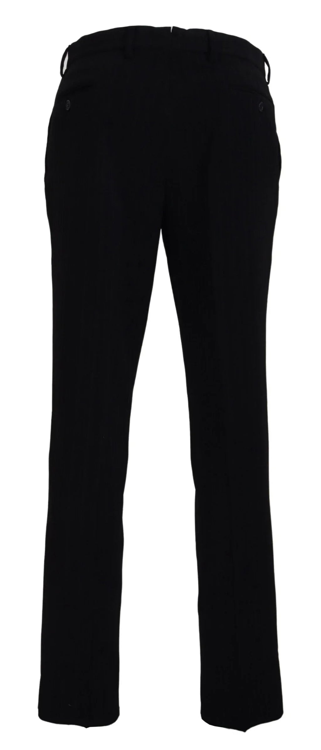 BENCIVENGA Black Cotton Straight Fit Men Formal Pants - Zeiniez