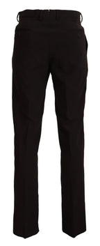 BENCIVENGA Brown Straight Fit Formal Men Pants - Zeiniez