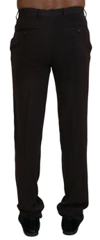 BENCIVENGA Brown Straight Fit Formal Men Pants - Zeiniez